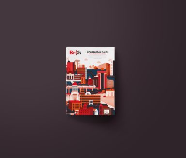 Br)ik City Guide city guide design, graphic design Antwerpen, cover design, cover illustration, print design, lay-out.